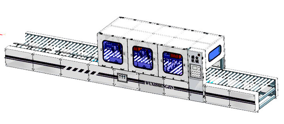 800mmの200-1000mmフル オートのカートン箱の箱のパッキング行5-6 Pieces/M
